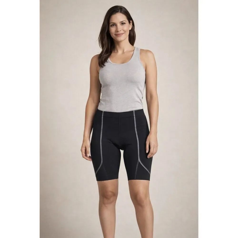 Pearl Izumi Women’s Black Padded Cycling Shorts Medium